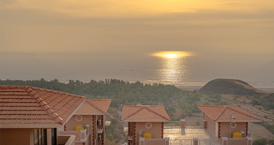Sunset View from project Blue Breeze Dapoli